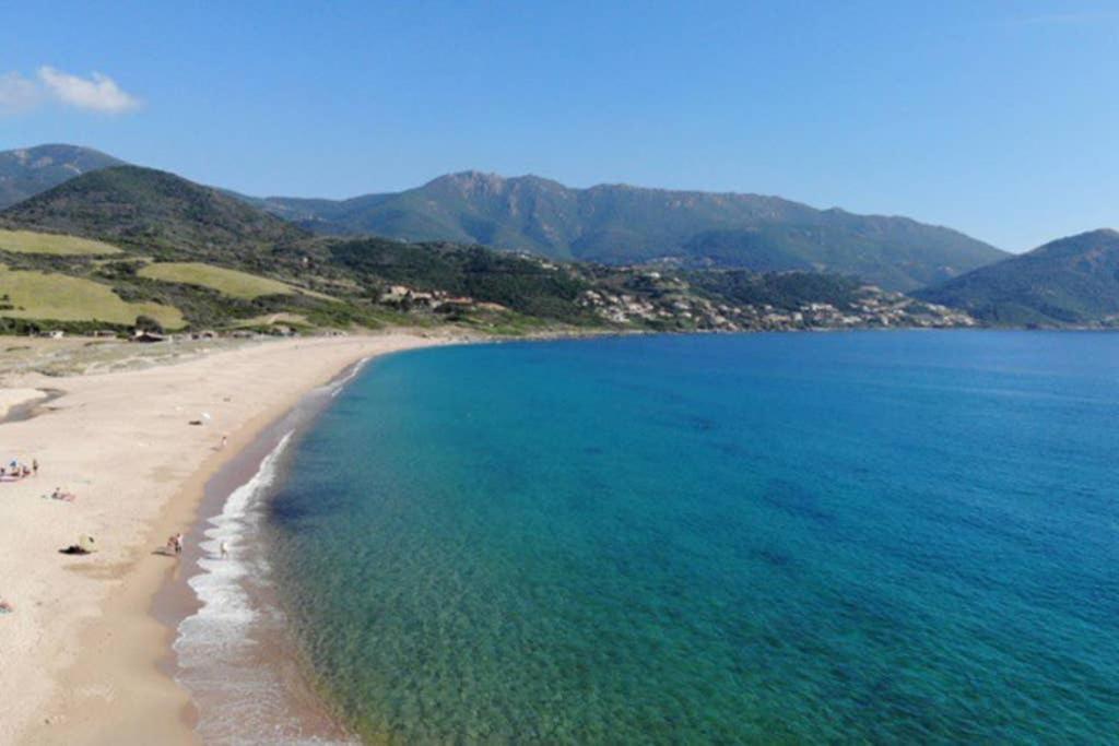 Demi villa à 500m de la plage avec vue sur mer. Appietto Extérieur photo